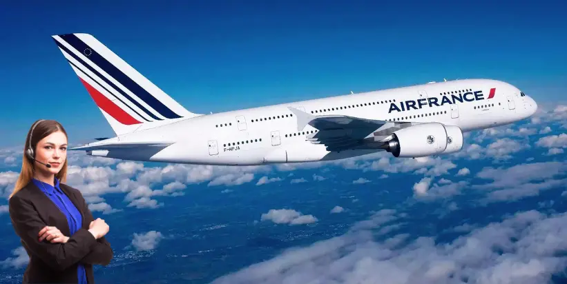 How to get in touch with Air France from Santa Cruz?