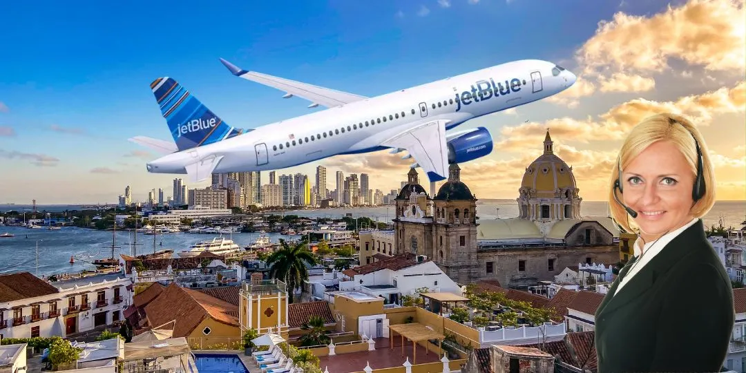 How to call Jetblue Airlines from Colombia?