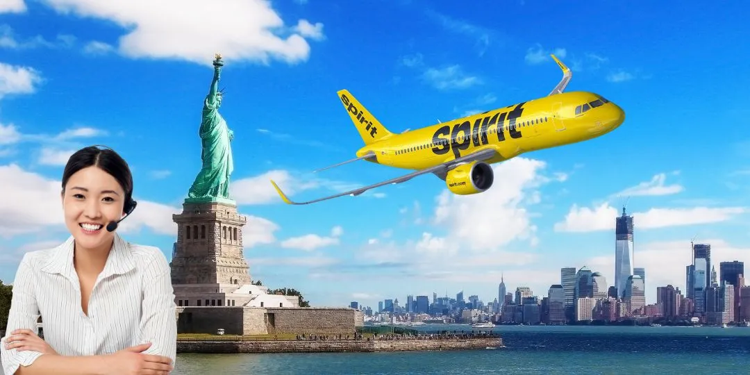 How to get in touch with a live person of Spirit Airlines in New York?