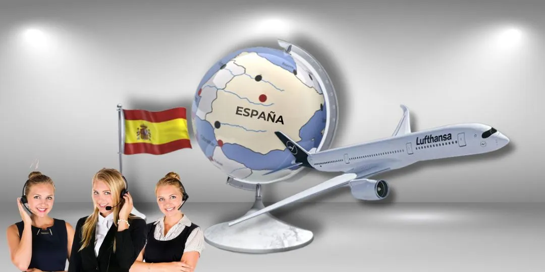 How to get in touch with Lufthansa Airlines from Spain?